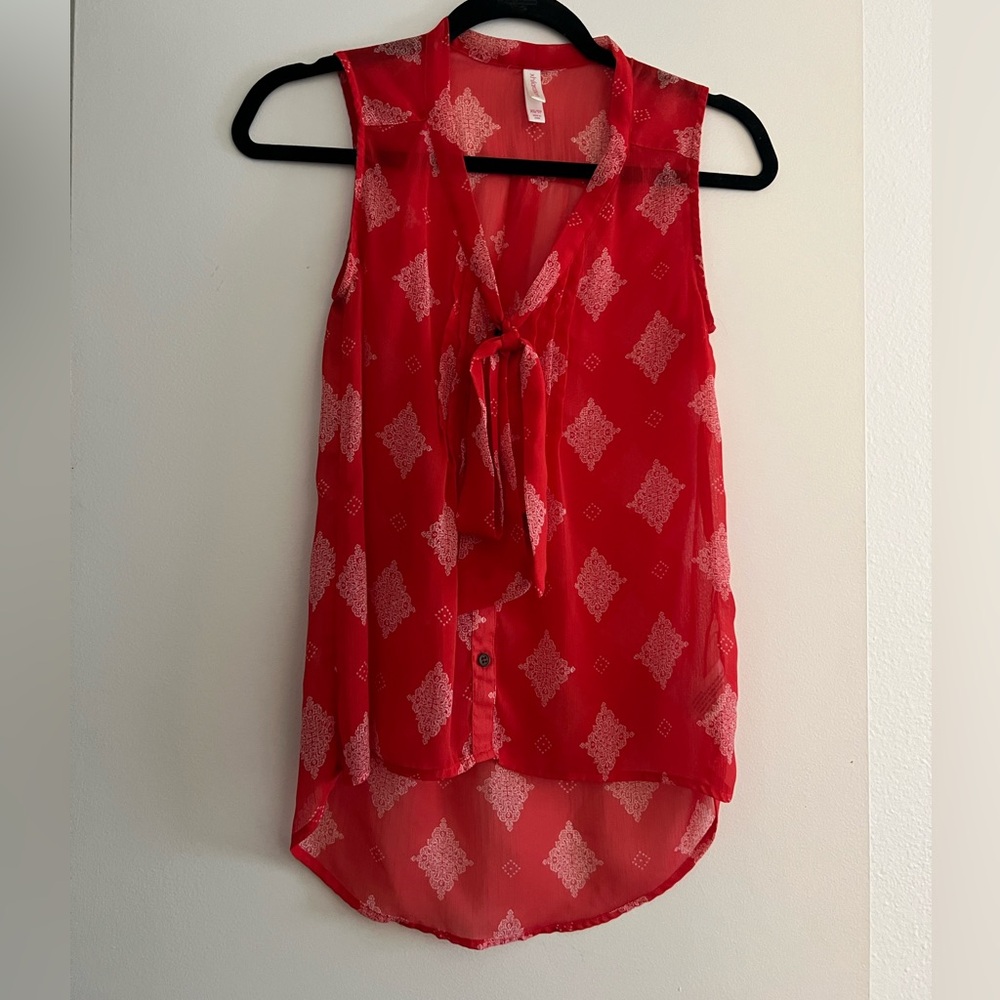 Size xs red blouse